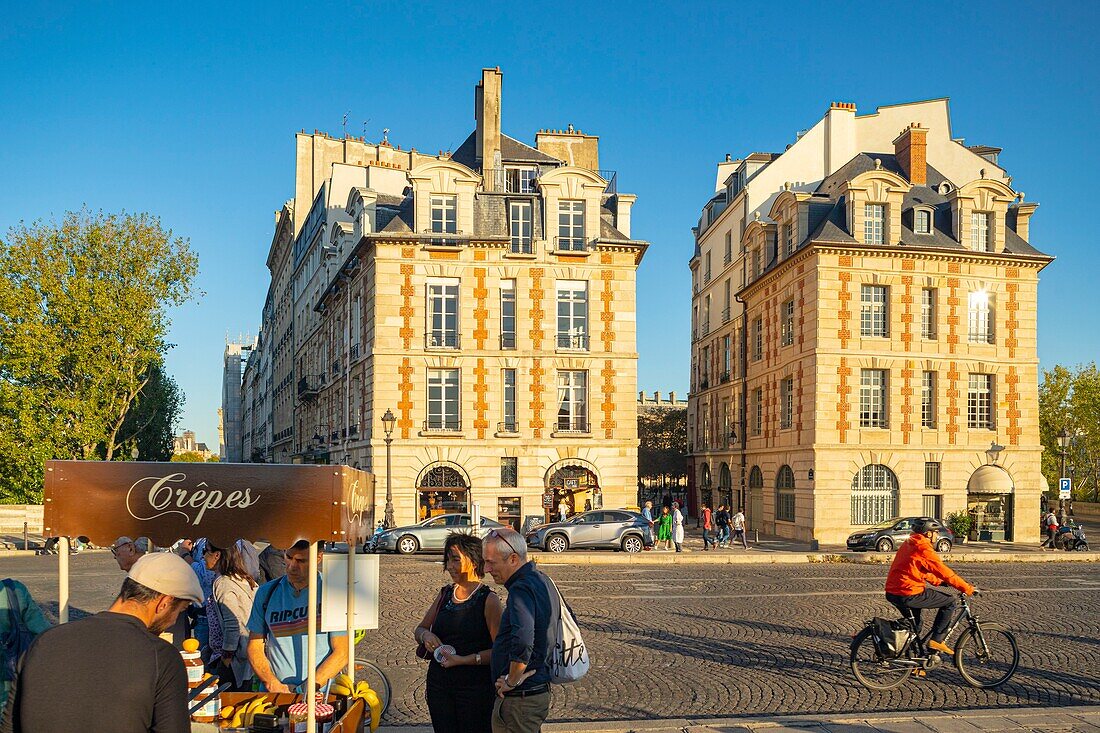 Frankreich, Paris, von der UNESCO zum Weltkulturerbe erklärtes Gebiet, Place du Pont Neuf