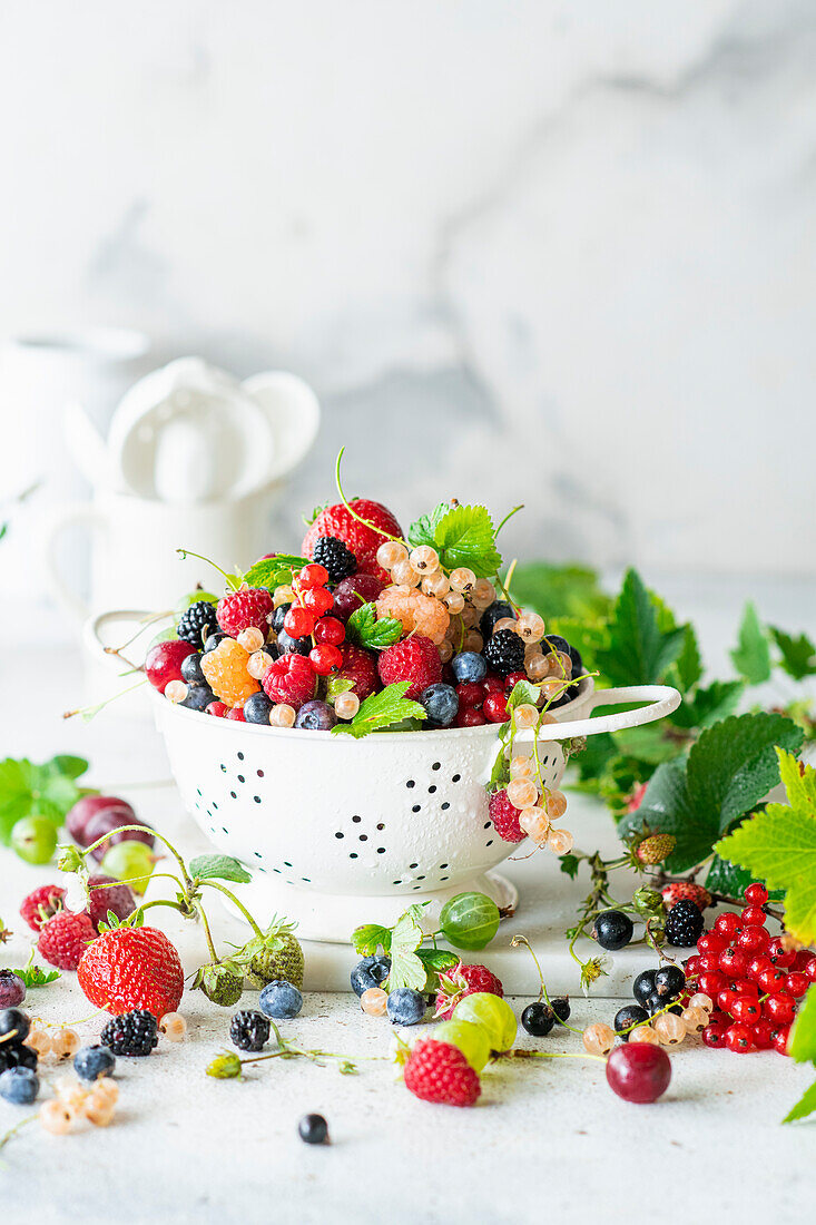 Fresh summer berries