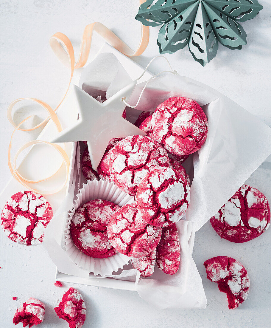 Red velvet cookies