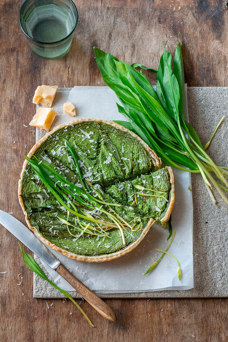 Bärlauch-Quiche