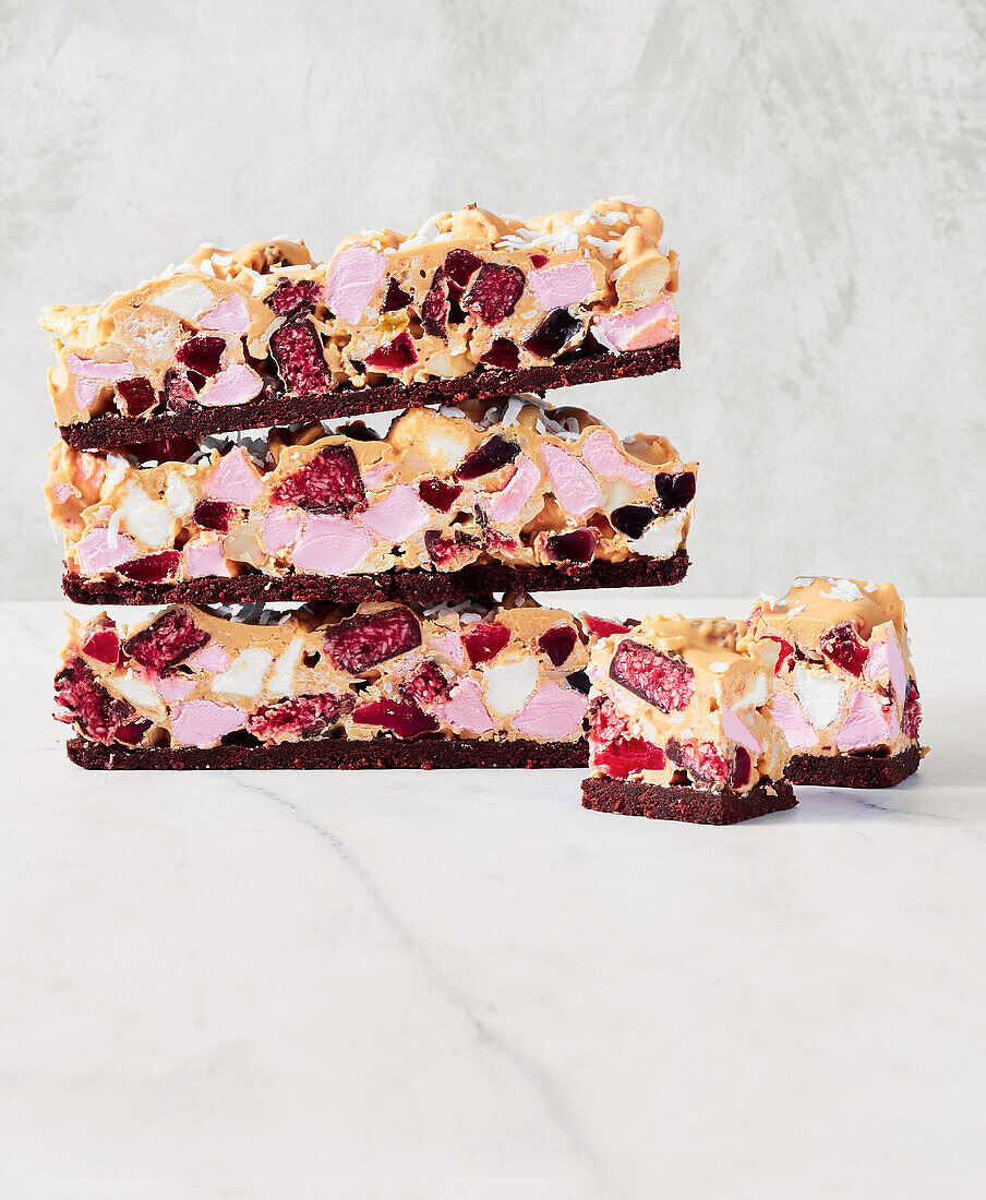 Caramilk Rocky Road Bars