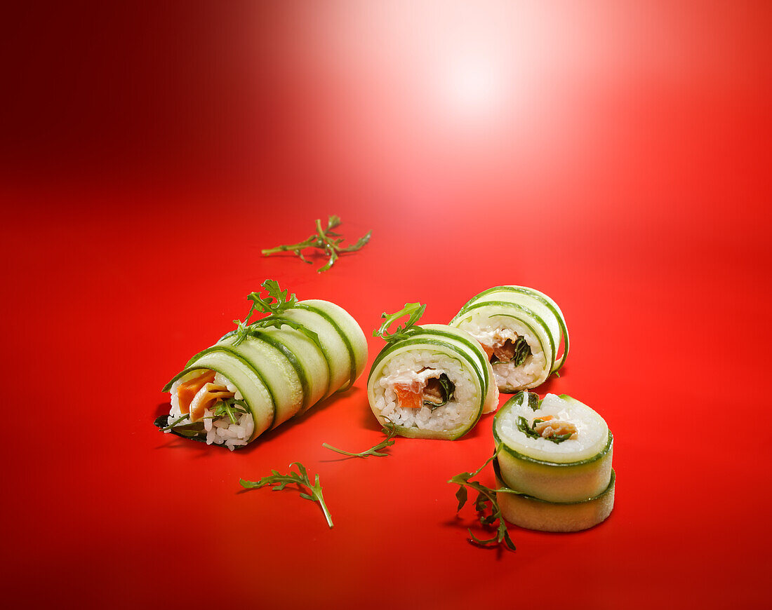 Cucumber sushi roll