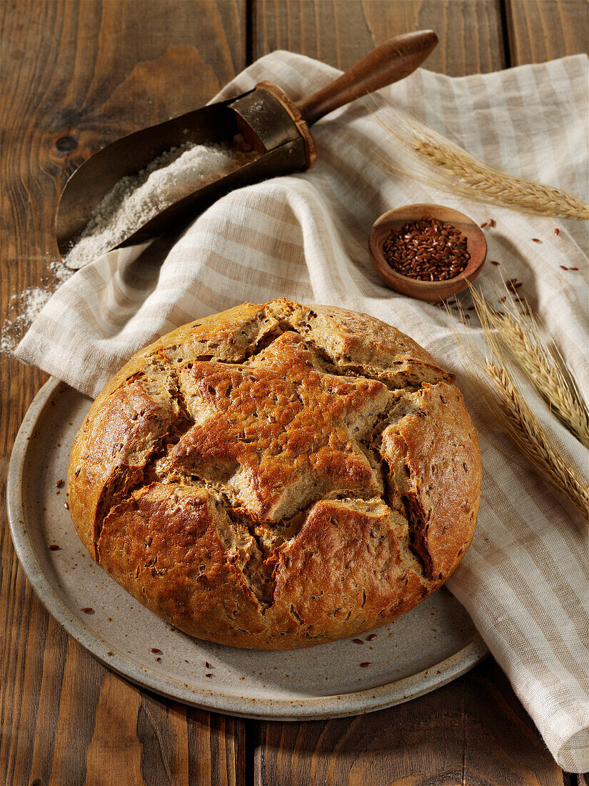 Linseed bread