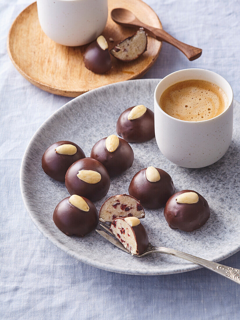 Mandel-Schokoladenbonbons