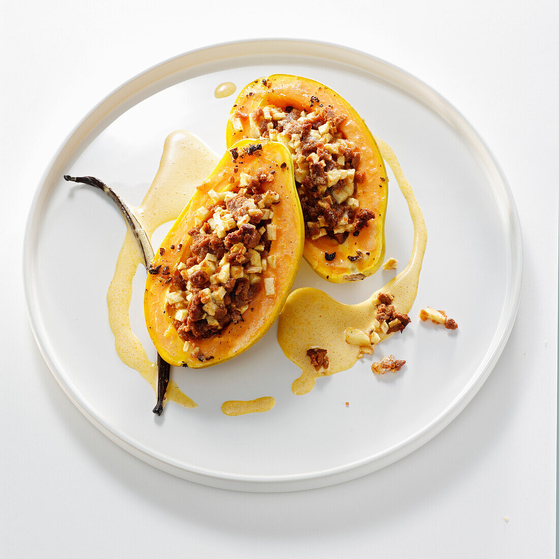 Stuffed papaya