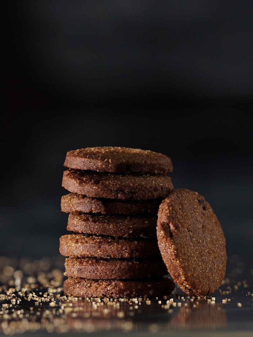 Chocolate shortbread