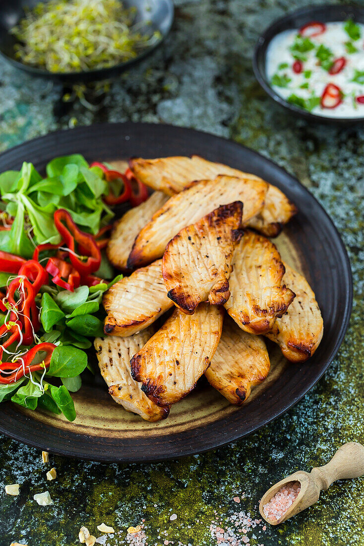 Fried chicken fillet