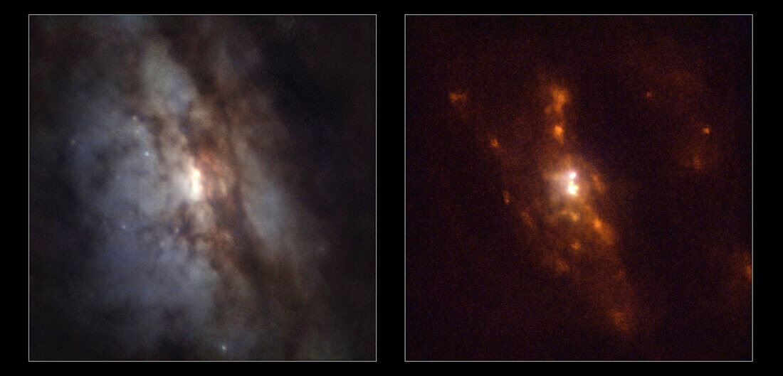 Supermassive black holes in UGC 4211, MUSE image
