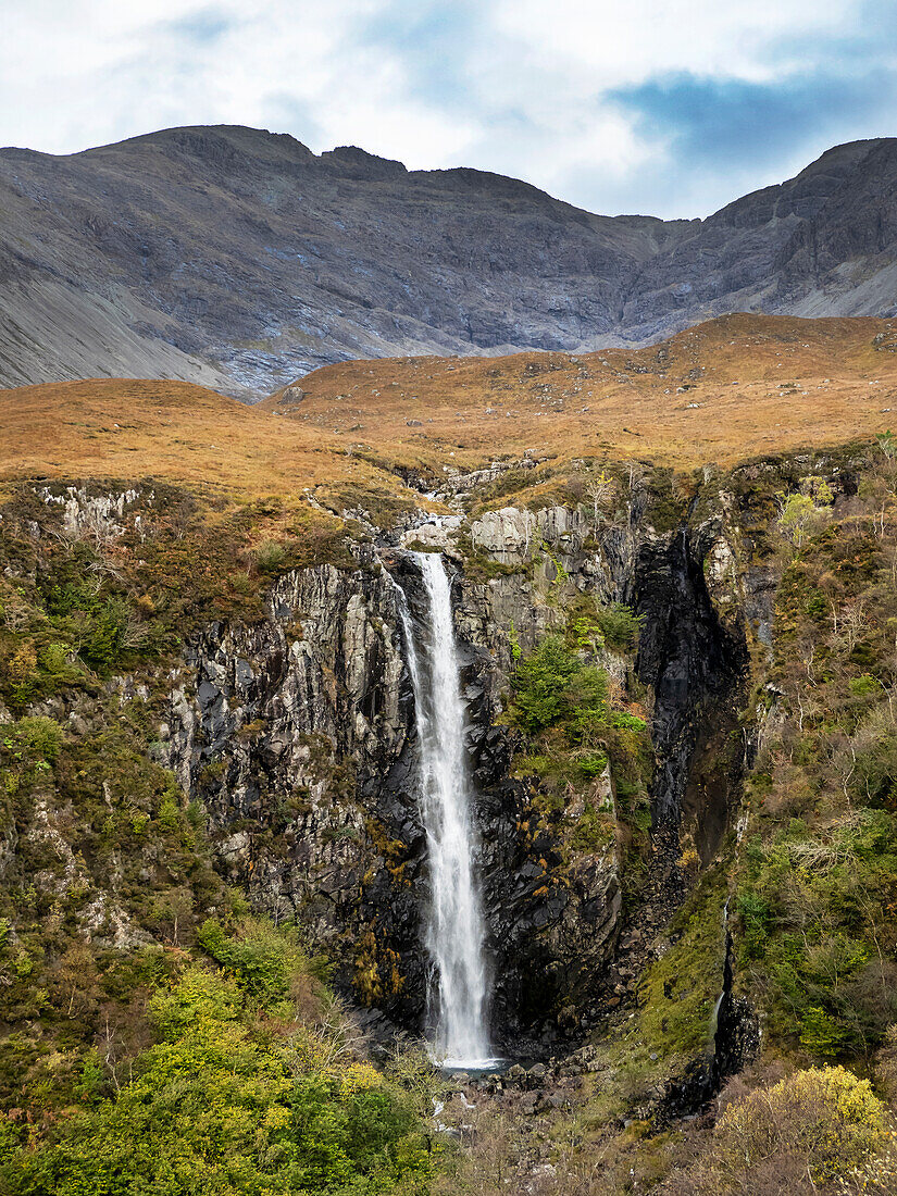 Waterfall, Cuillin Ridge, Isle of skye, Scotland, UK