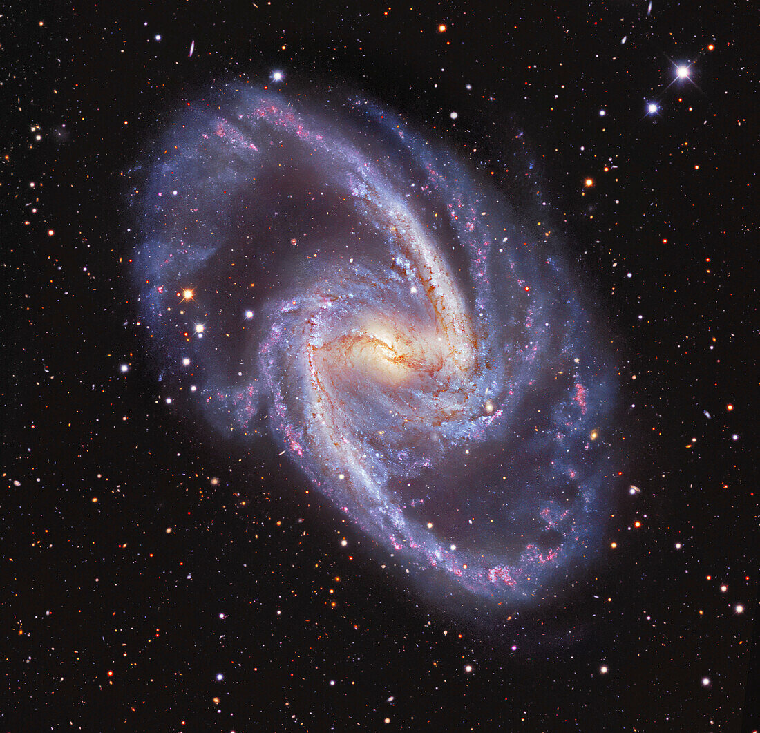 Great Barred Spiral Galaxy, composite image