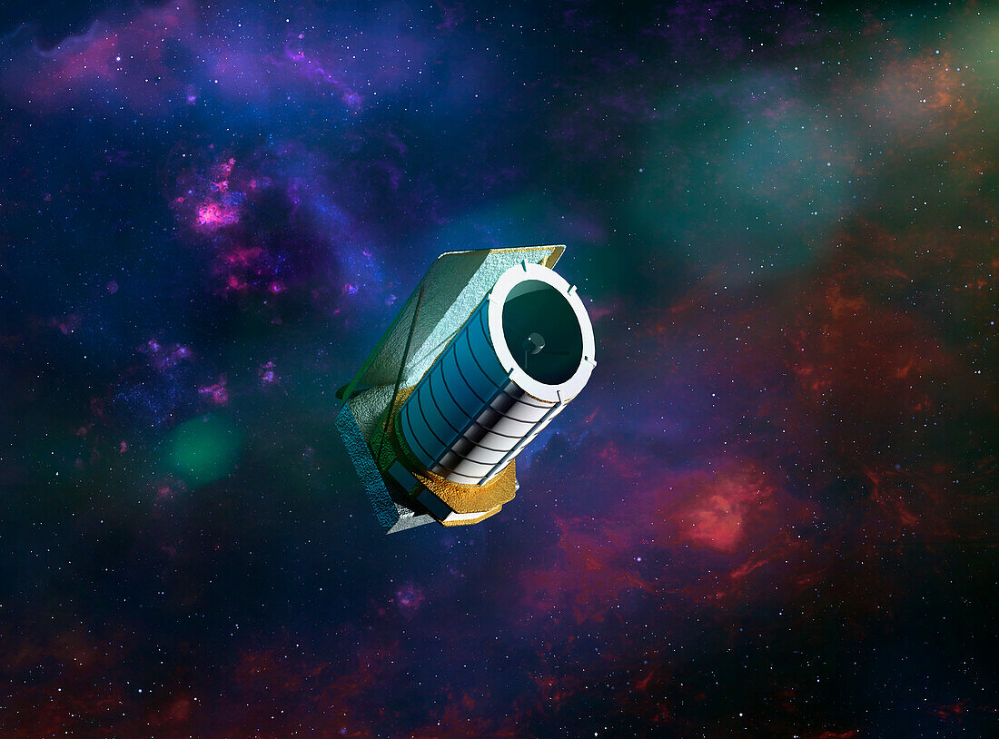 Euclid space telescope, illustration