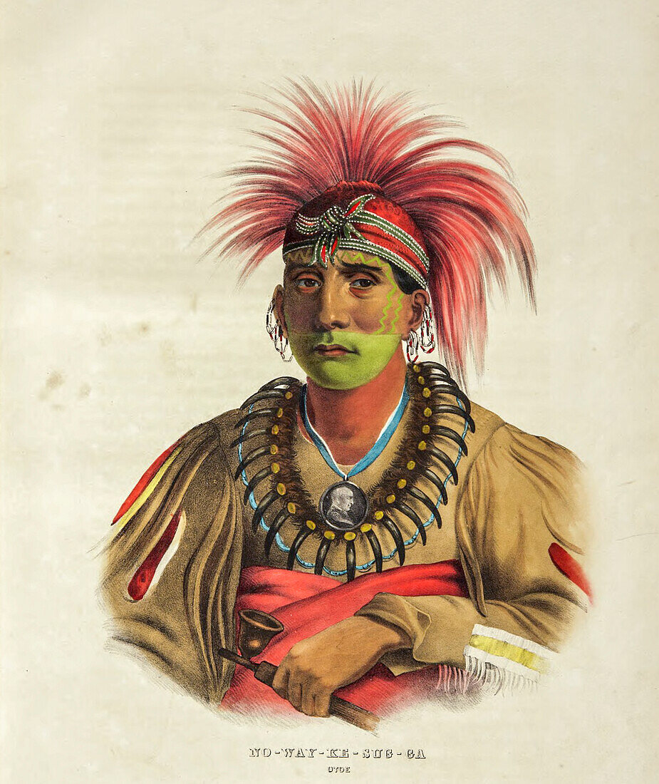 No-Way-Ke-Sug-Ga, Otoe, illustration