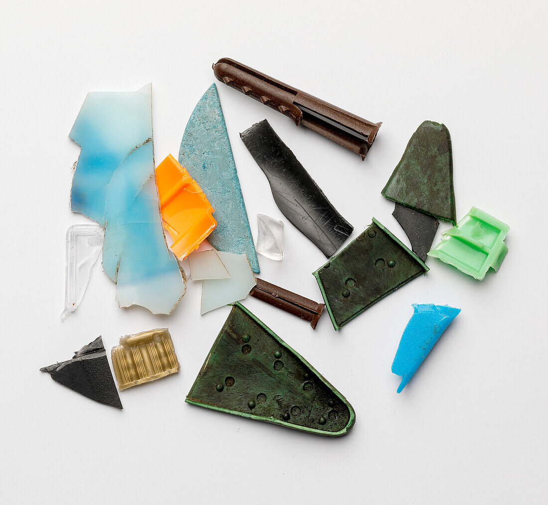 Plastic fragments