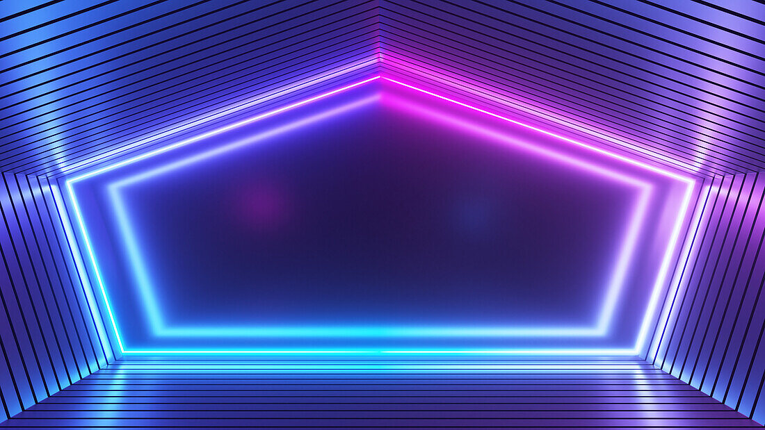 Abstract neon illustration