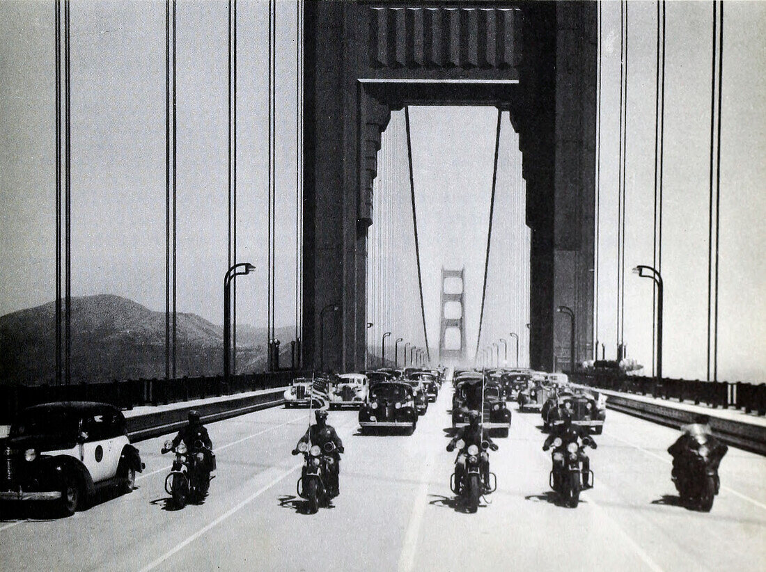 Opening of the Golden Gate Bridge, 1937