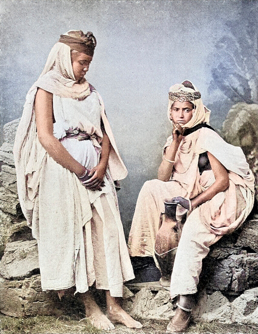 Two Kabyle women, Algeria