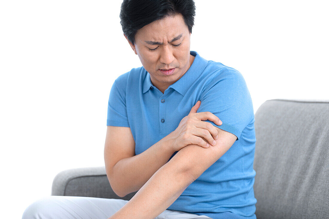 Man with arm pain