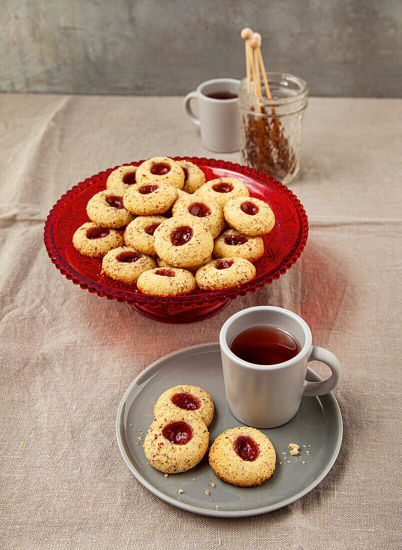 Husarenkrapfen (Hussar cookies)