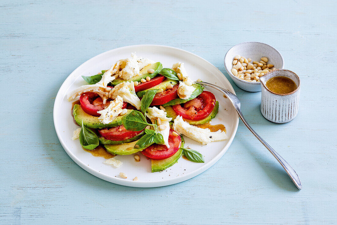 Avocado Caprese Salad