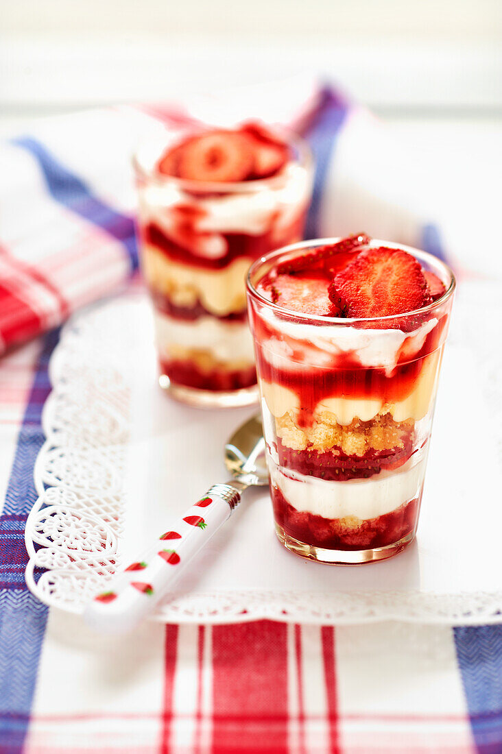 Strawberry trifle