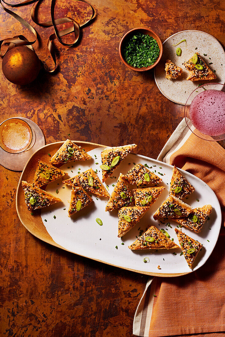 Sesame and prawn toast