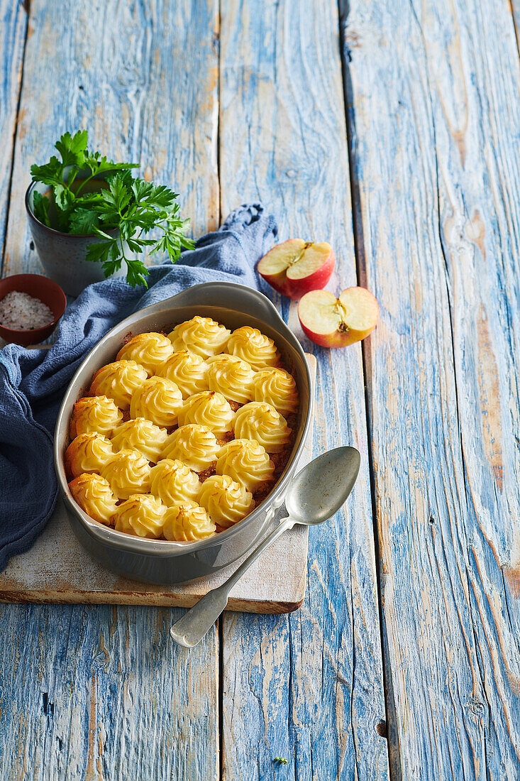 Shepherd's Pie mit Schweinefleisch