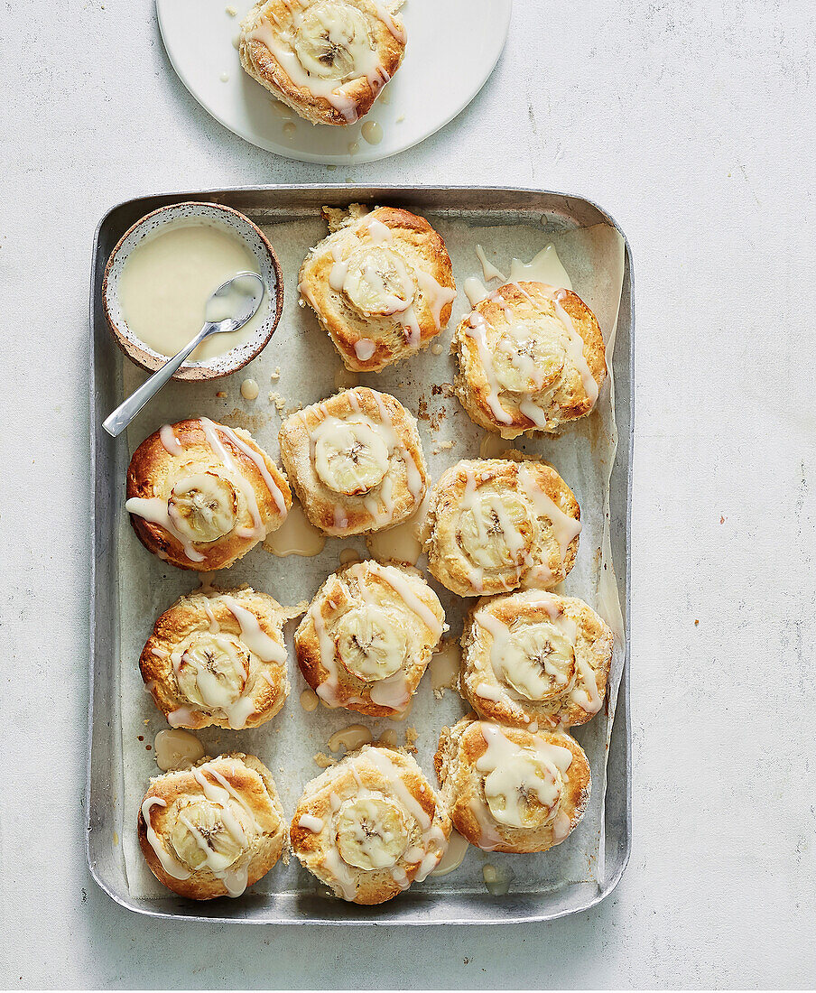 Bananenbrot-Scones