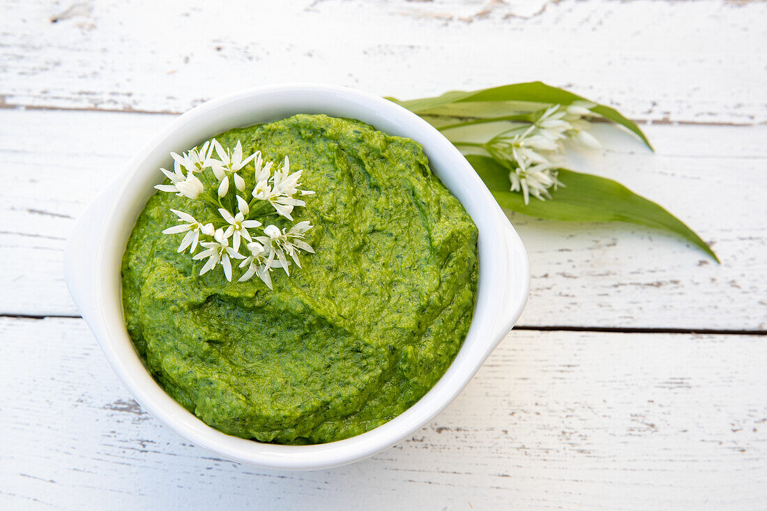 Wild garlic pesto