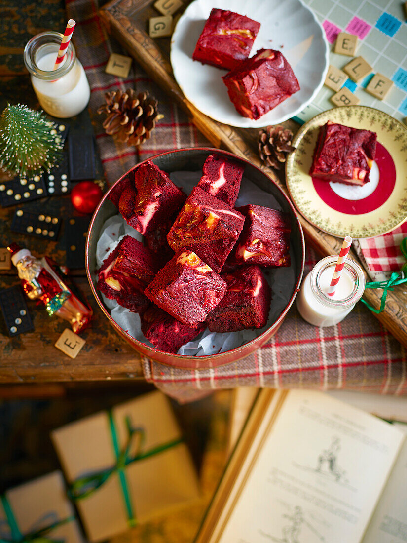 Red Velvet Brownies