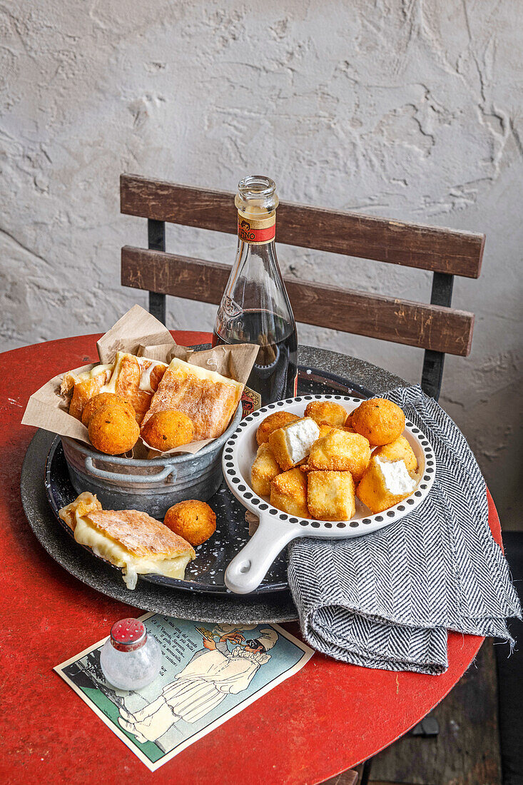 Neapolitanische Fritto di Formaggi