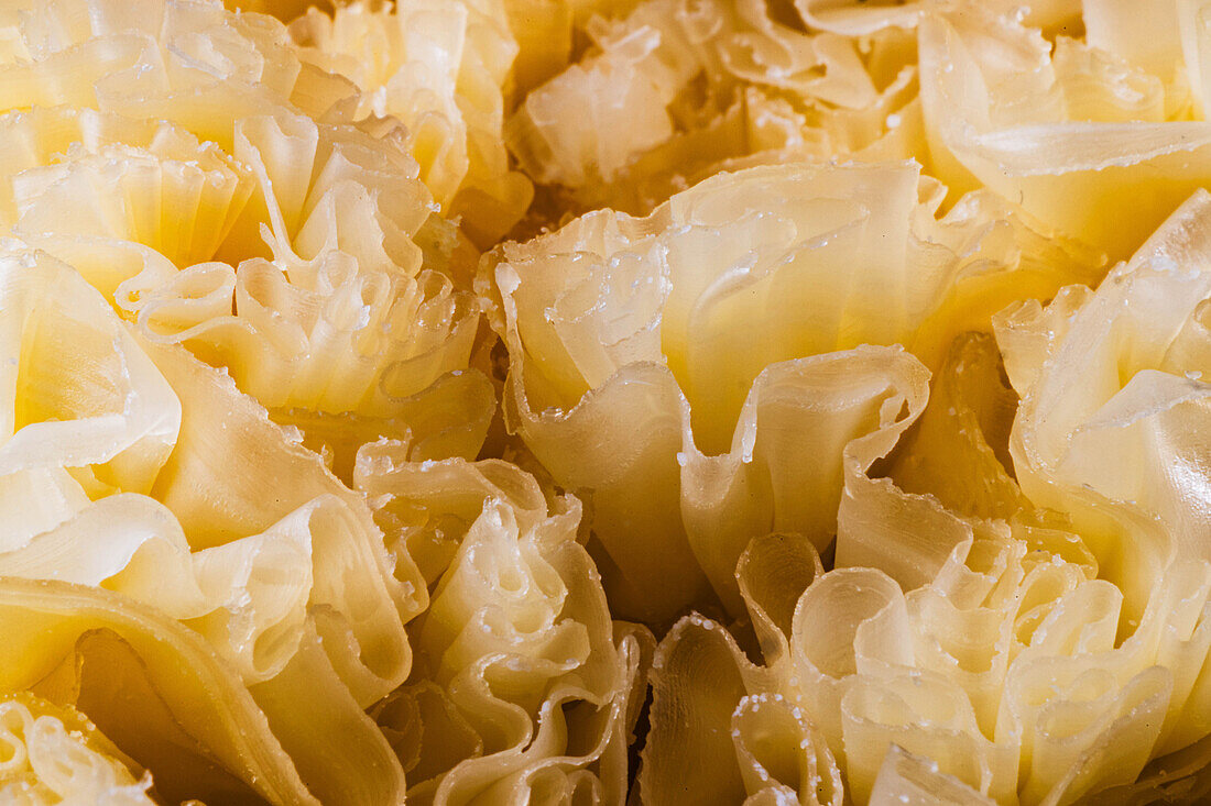 Macro photo of Tête de Moine cheese