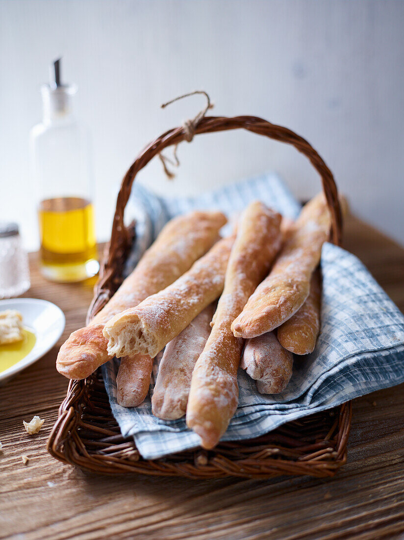 Flûtes - French white bread sticks