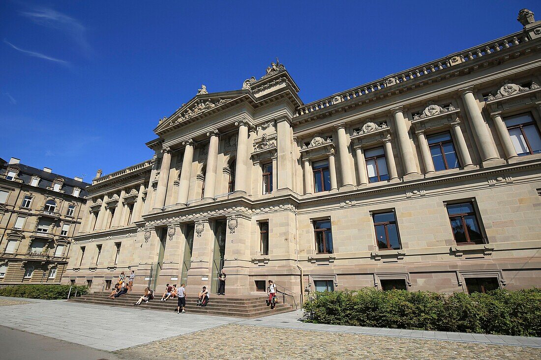 France,Bas Rhin,Strasbourg,Neustadt district,The National University Library (BNUS) 6,Place de la Republique