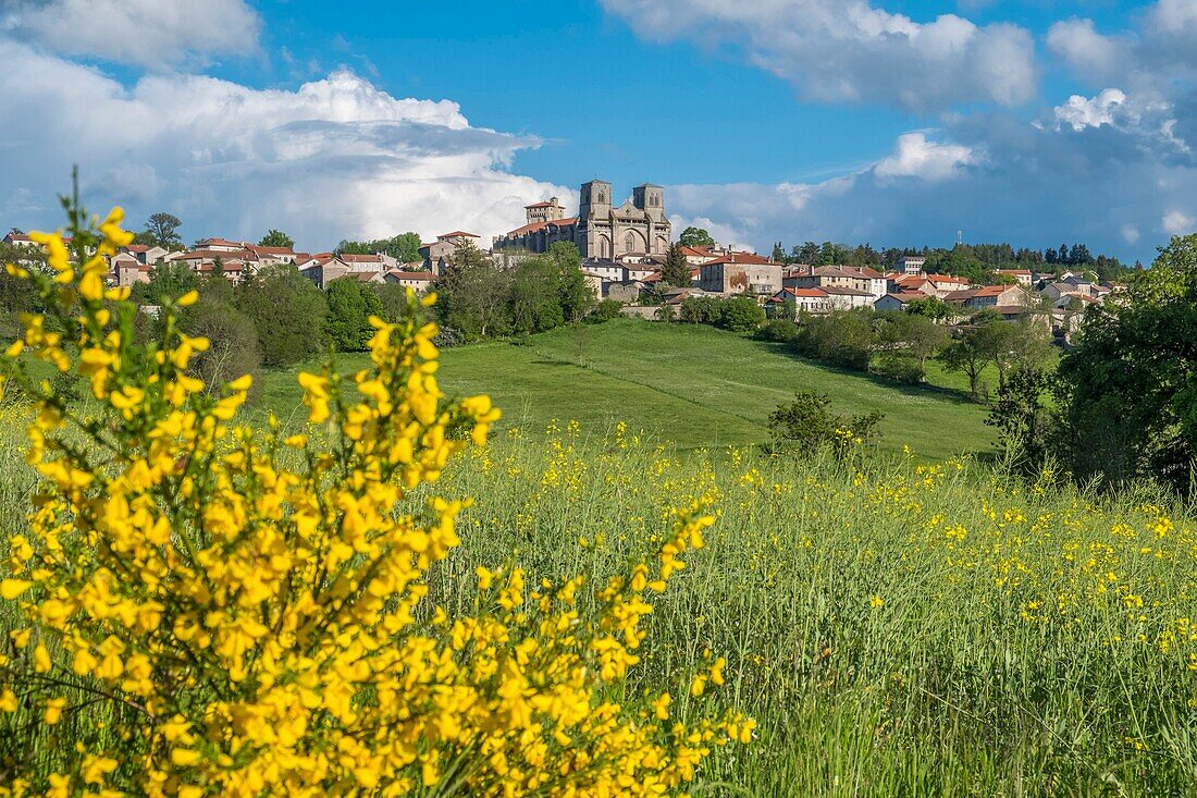 France,Haute Loire,La Chaise Dieu,Saint Robert abbey,Parc naturel régional Livradois-Forez,Livradois Forez Regional Natural Park