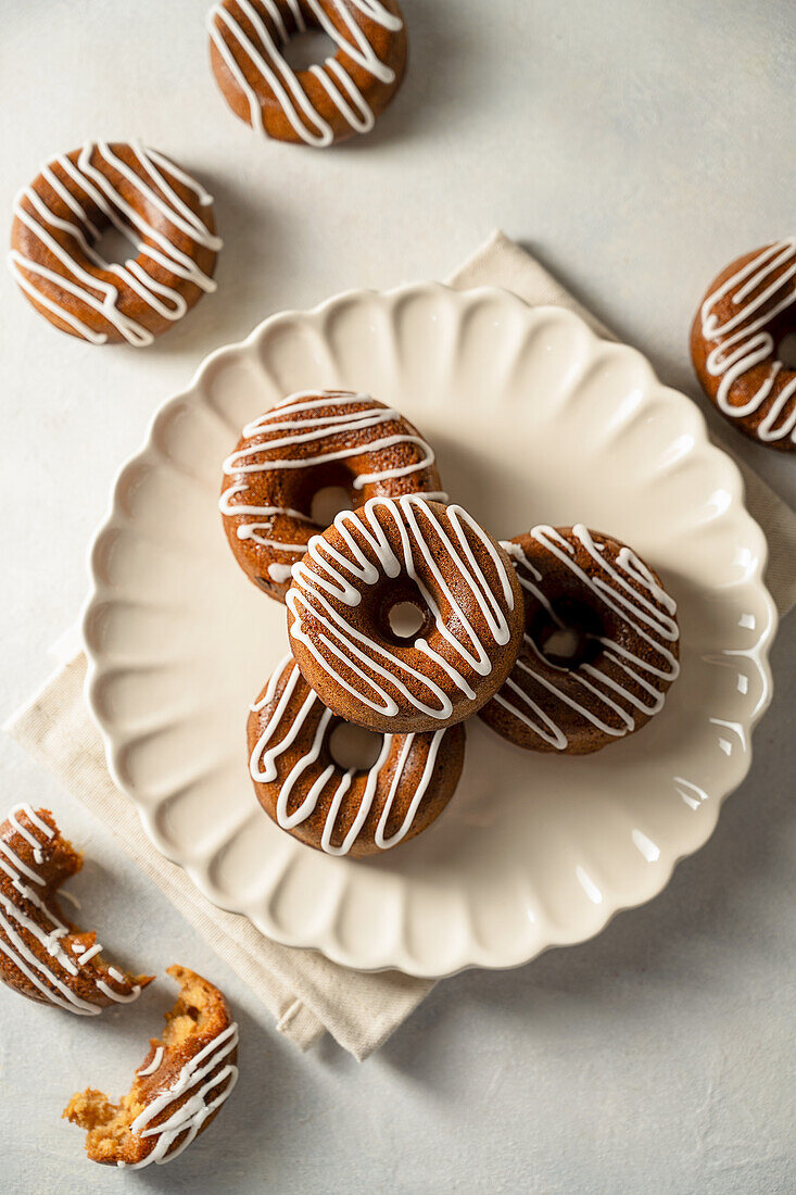 Gluten-free baked donuts