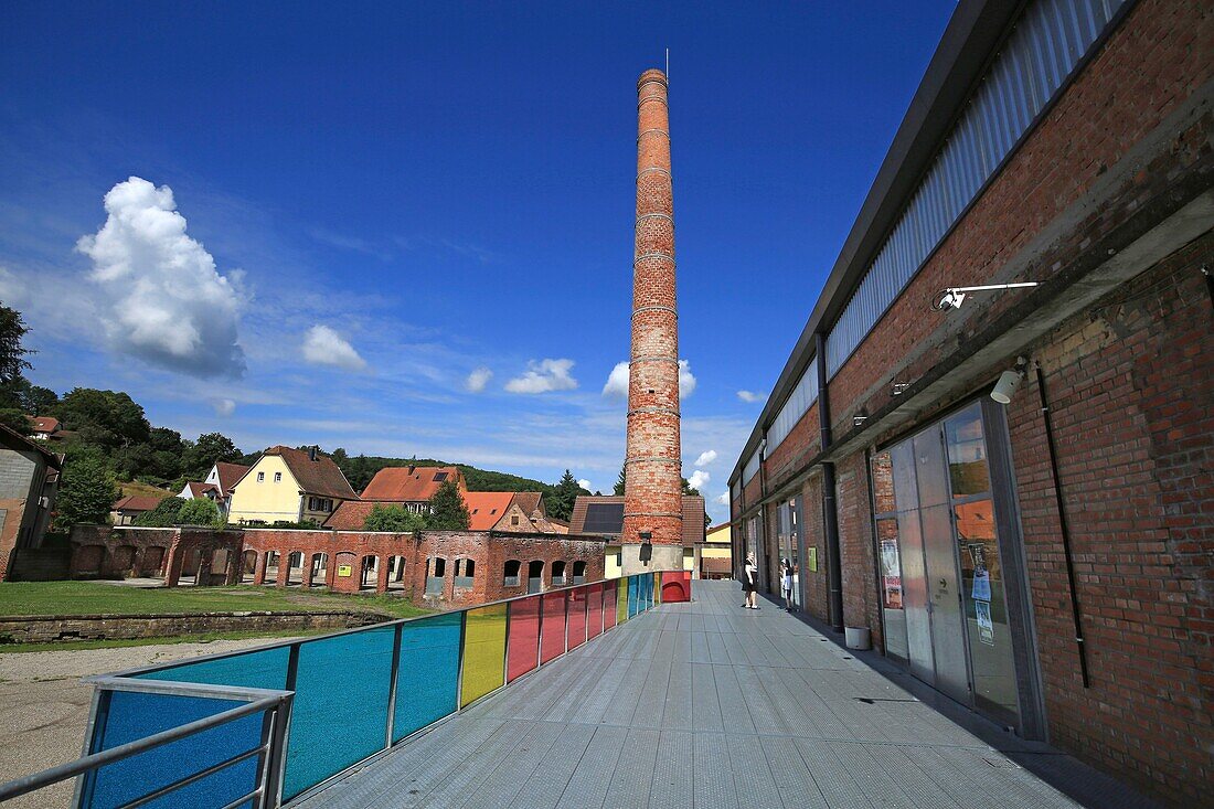 France,Moselle,Meisenthal,at the International Glass Art Center (CIAV),the Museum of Glass Arts