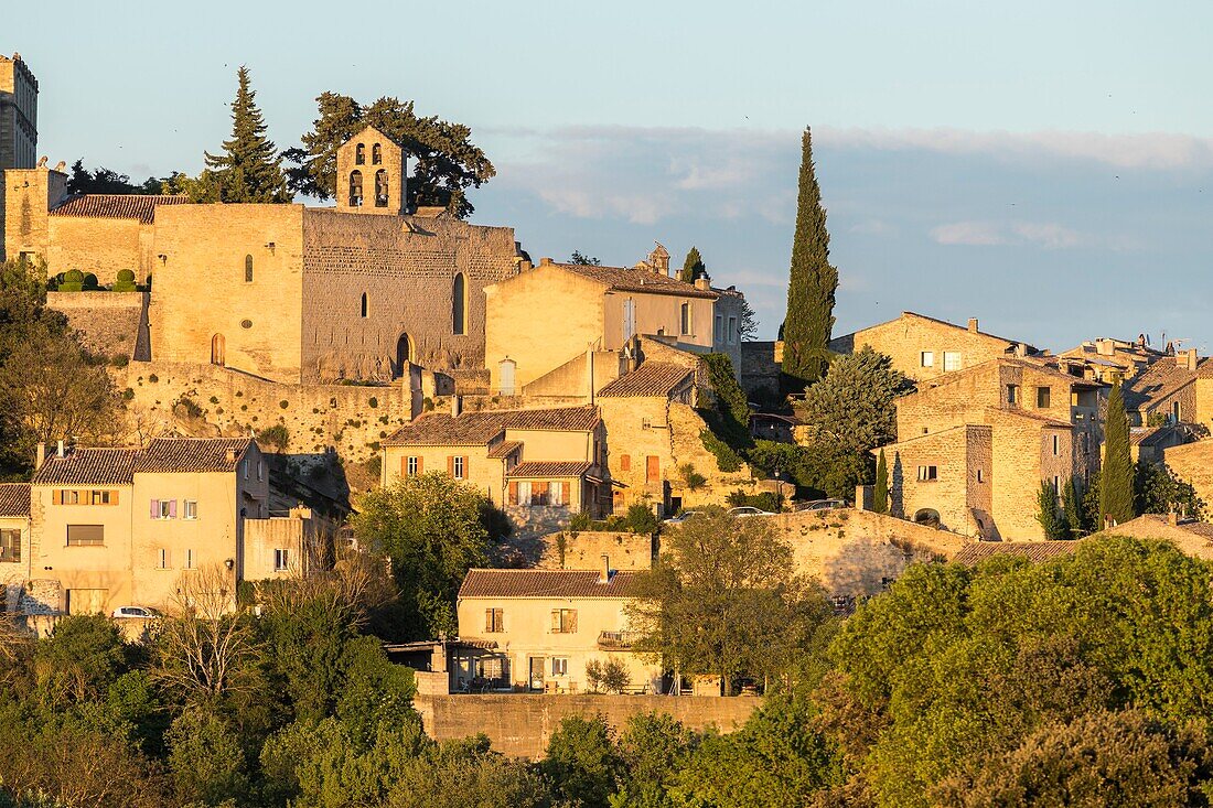 France,Vaucluse,Regional Natural Park of Luberon,Ansouis,labeled the Most beautiful Villages of France,St Martin church