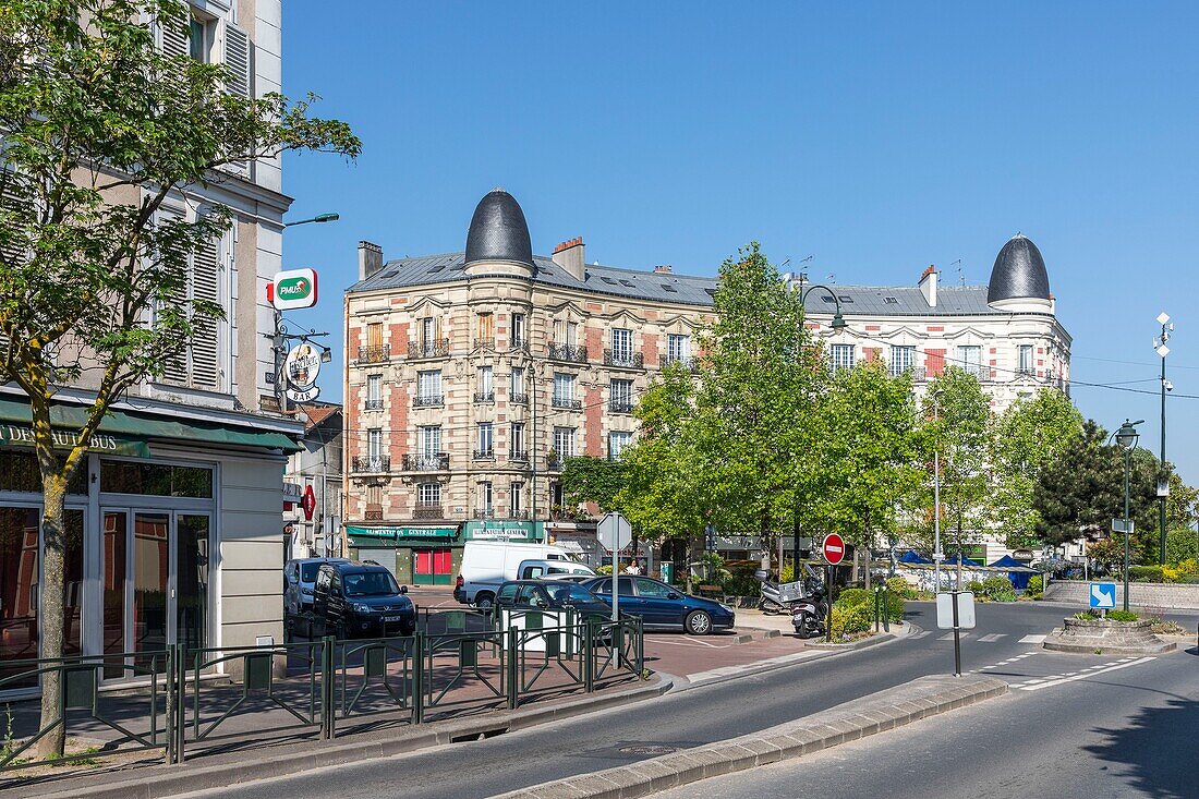 Frankreich,Seine Saint Denis,Le Raincy,Rond Point Thiers,Markt