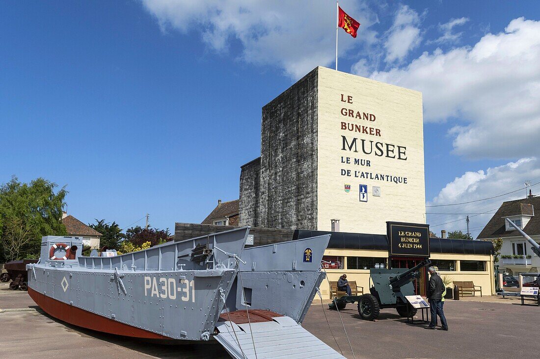 France,Calvados,Cote de Nacre,Ouistreham,Atlantic Museum in a German bunker