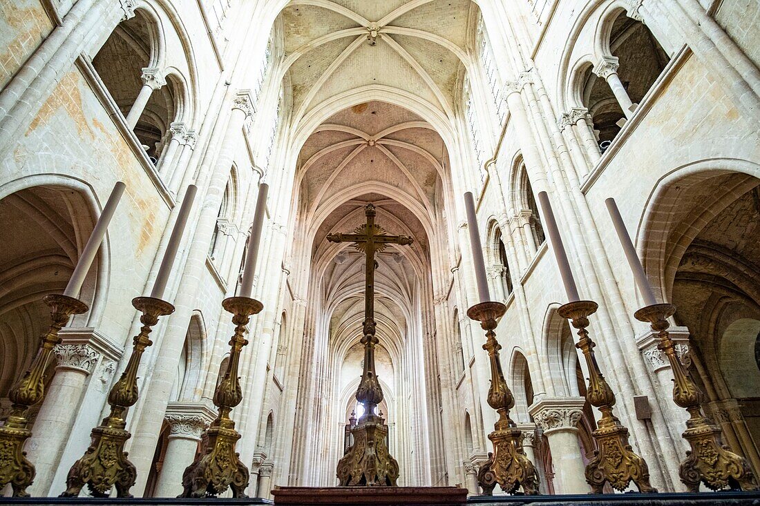 Frankreich,Oise,Senlis,Kathedrale Notre Dame von Senlis,römisch-katholische gotische Architektur