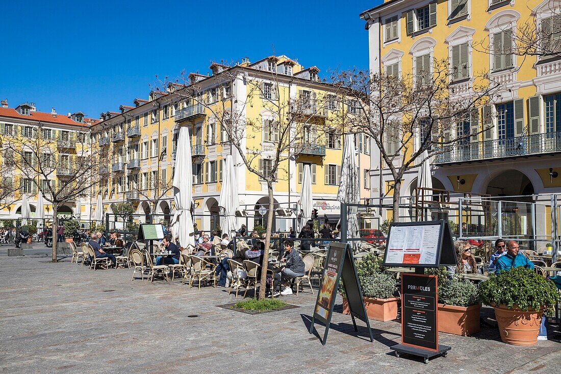 Frankreich,Alpes Maritimes,Nizza,von der UNESCO zum Weltkulturerbe erklärt,Altstadt,Garibaldi-Platz