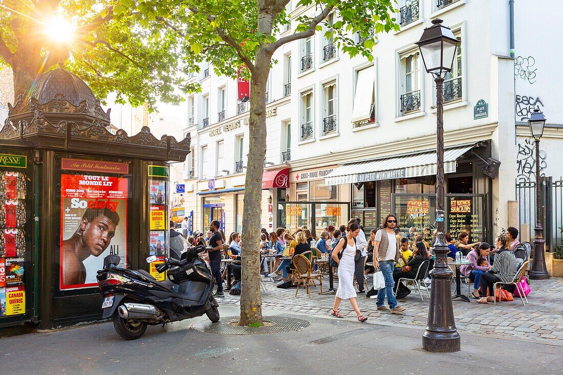 France,Paris,Place des Abesses