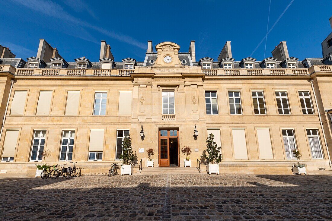 France,Paris,City hall of the 7th arrondissement of Paris,facade of the city hall