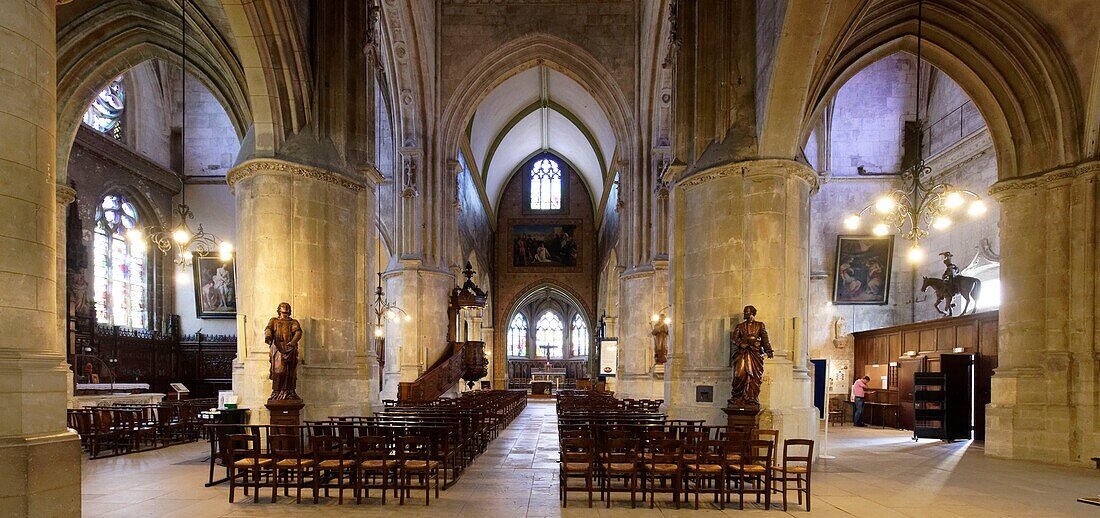 France,Seine Maritime,Pays de Caux,Cote d'Albatre (Alabaster Coast),Fecamp,Saint Etienne Church