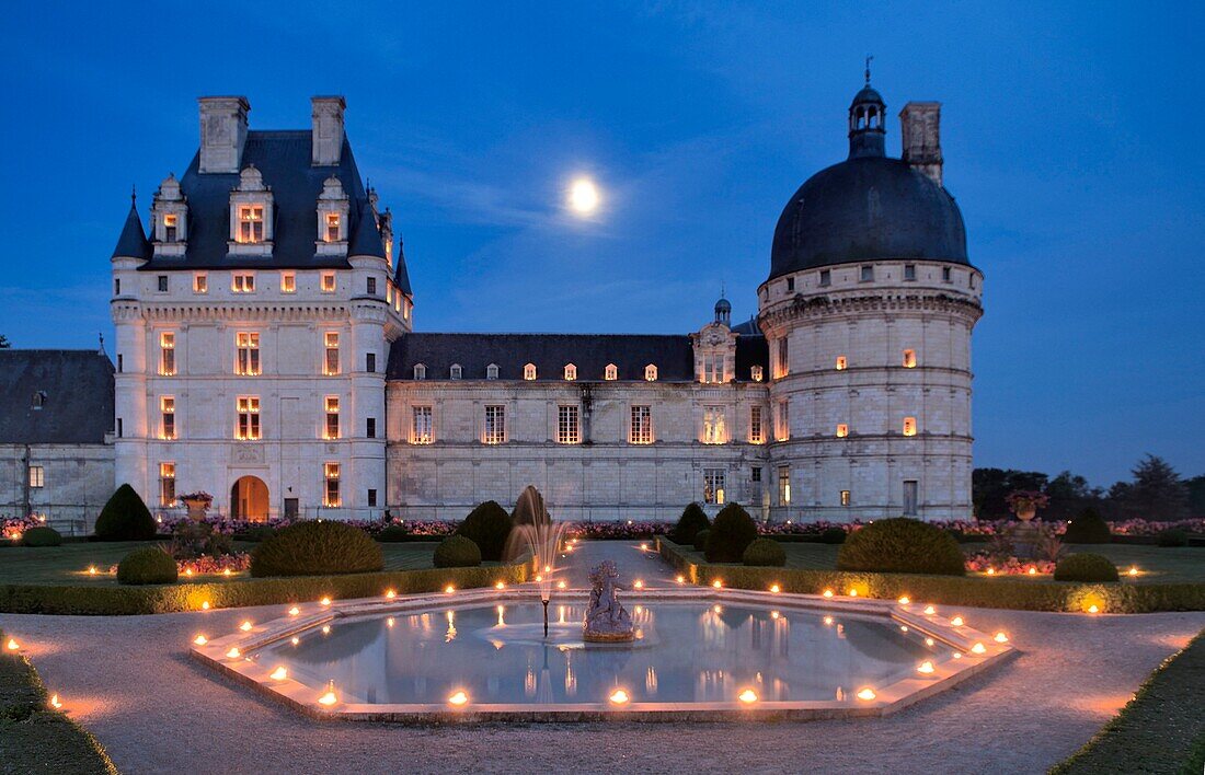 France,Indre,Berry,Loire Castles,Chateau de Valencay,residence of the prince of Talleyrand