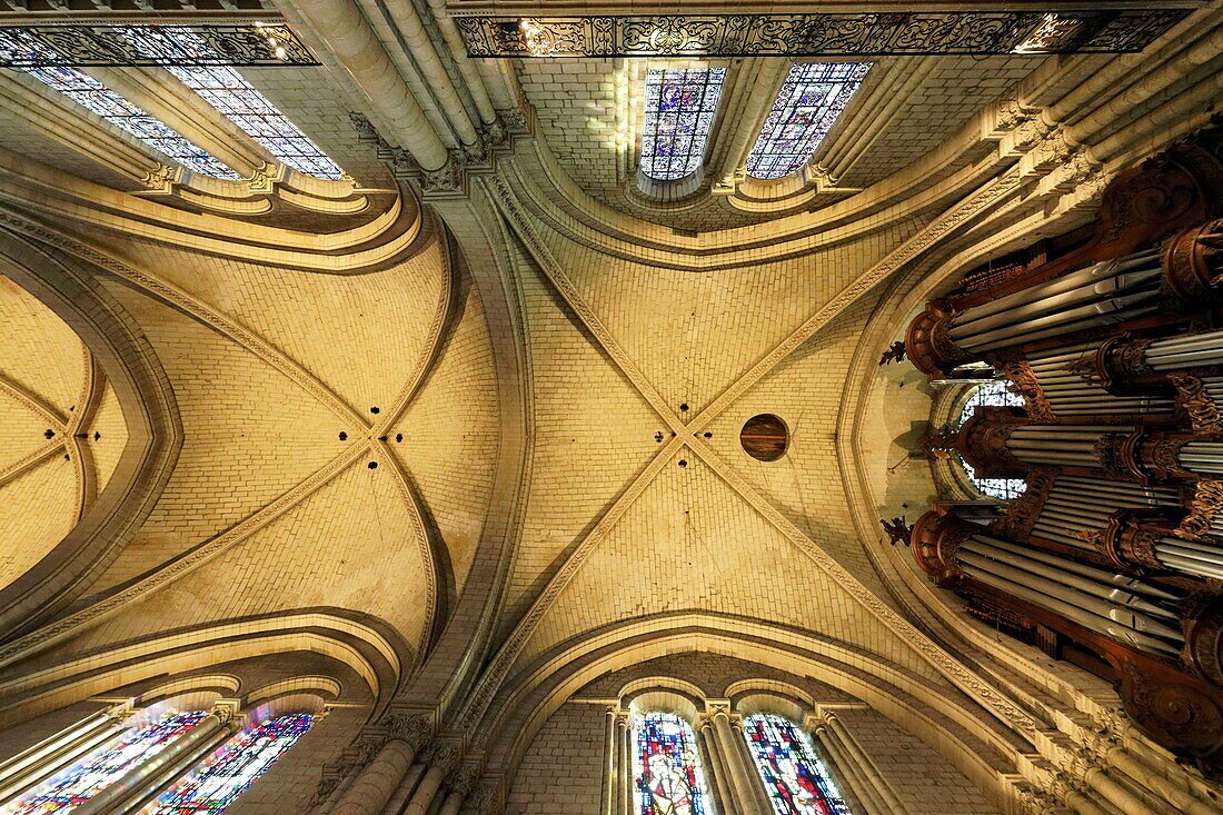 Frankreich,Maine et Loire,Angers,Saint Maurice Kathedrale,die Orgel