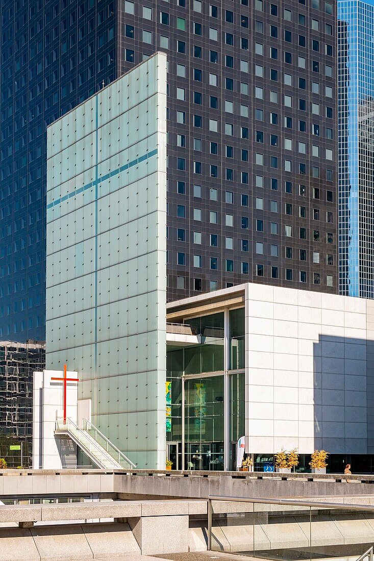 Frankreich,Hauts de Seine,Stadtviertel La Defense,Kirche Unserer Lieben Frau von Pfingsten