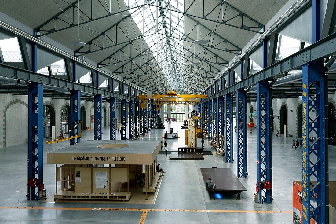 France,Finistere,Brest,Capucins eco-district,the Ateliers,former mechanical workshops of the Arsenal
