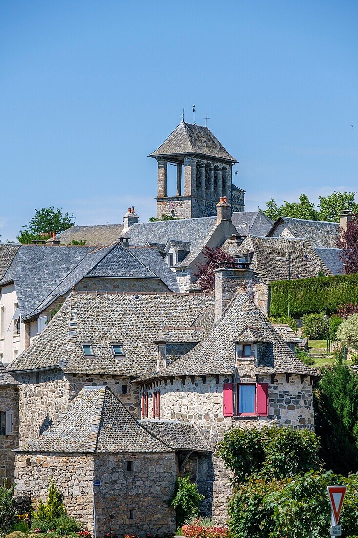 France,Aveyron,Soulages Bonneval,Sainte Anne church
