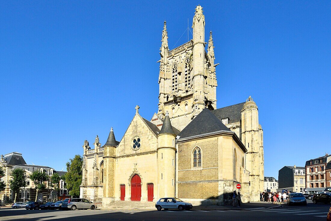 France,Seine Maritime,Pays de Caux,Cote d'Albatre (Alabaster Coast),Fecamp,Saint Etienne Church